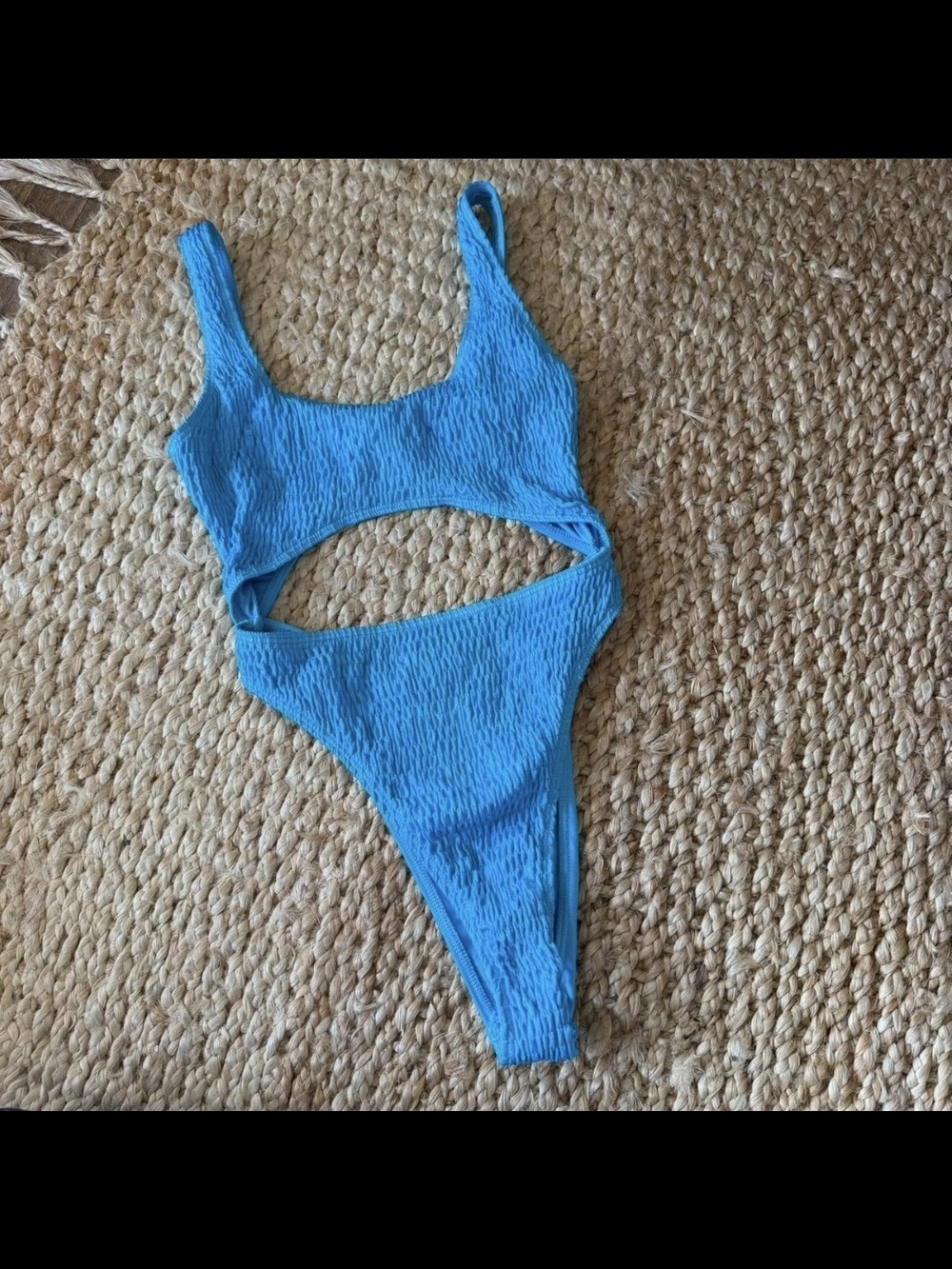 Miss Molly X South Beach One Piece Blue Cut Out Swimsuit